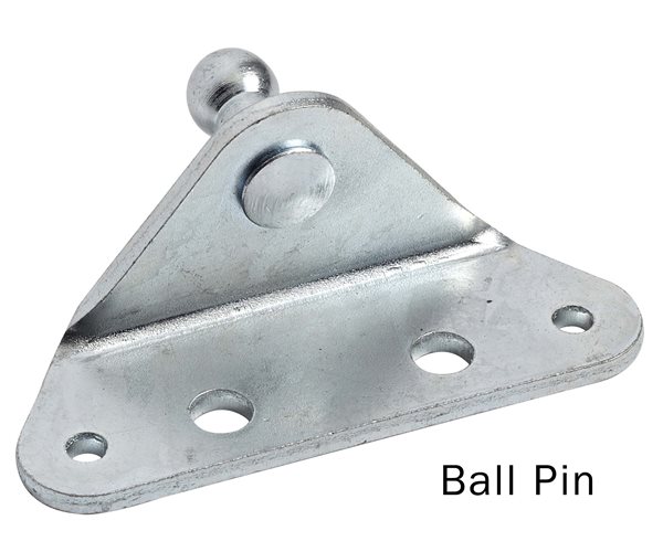 90 Degree Gas Spring Brackets - Ball Pin Bracket